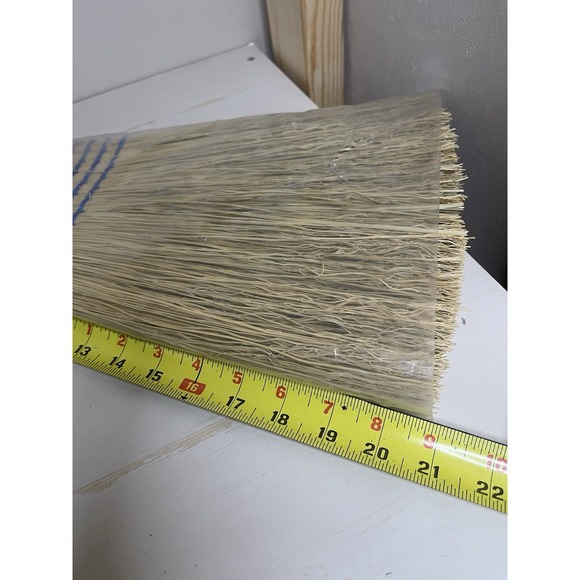 21 Inches Long 10 Inches Wide Handheld Corn Broom By Delta Quality Hanging Hook - Picture 2 of 5